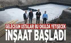 Geleceğin ustaları bu okulda yetişecek: İnşaat başladı