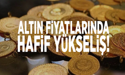 Altın fiyatlarında hafif yükseliş!
