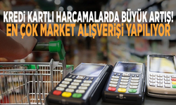 Kredi kartlı harcamalarda büyük artış! En çok market alışverişi yapılıyor