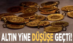 Altın yine düşüşe geçti!