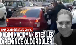 Sokak ortasında korkunç cinayet! Kadını kaçırmak istediler, direnince öldürdüler