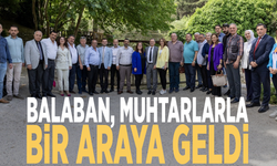 Balaban, muhtarlarla bir araya geldi