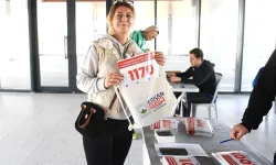 Bursa Osmangazi'de tarihi koşuya katılacaklar numara aldı