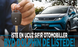 İşte en ucuz sıfır otomobiller: BYD Dolphin de listede!