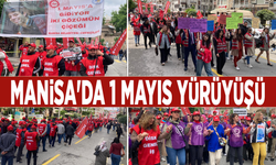 Manisa'da 1 Mayıs yürüyüşü