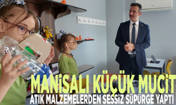 Manisalı küçük mucit: Atık malzemelerden sessiz süpürge yaptı