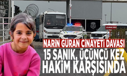 Narin Güran cinayeti davası: 15 sanık, üçüncü kez hakim karşısında