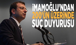 İmamoğlu'ndan 200'ün üzerinde suç duyurusu