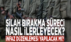 Silah bırakma süreci nasıl ilerleyecek, infaz düzenlemesi yapılacak mı?
