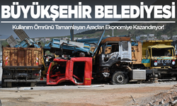 Manisa Büyükşehir Belediyesi, Kullanım Ömrünü Tamamlayan Araçları Ekonomiye Kazandırıyor!