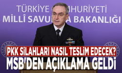 PKK silahları nasıl teslim edecek? MSB'den açıklama geldi