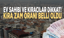 Ev sahibi ve kiracılar dikkat! Kira zam oranı belli oldu