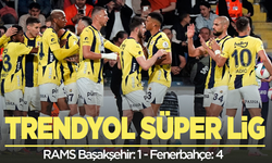 Trendyol Süper Lig: RAMS Başakşehir: 1 - Fenerbahçe: 4