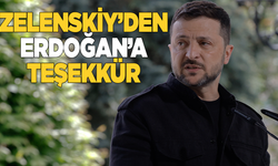 Zelenskiy'den Cumhurbaşkanı Erdoğan'a  desteklerinden dolayı teşekkür