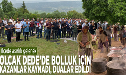 İlçede asırlık gelenek: Olcak Dede’de bolluk için kazanlar kaynadı, dualar edildi