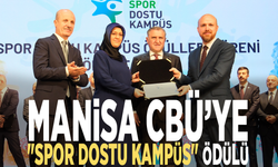 Manisa CBÜ’ye "Spor Dostu Kampüs" ödülü