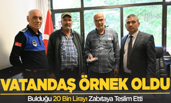 Manisalı vatandaş yolda bulduğu 20 bin TL'yi zabıtaya teslim etti