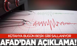 Kütahya'da 3.8 büyüklüğünde korkutan deprem