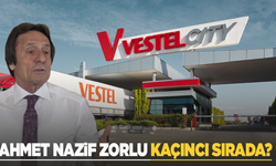 Ahmet Nazif Zorlu kaçıncı sırada?
