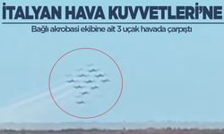 İtalya Hava Kuvvetleri'ne bağlı akrobasi ekibine ait 3 uçak havada çarpıştı