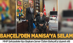 MHP Şehzadeler ilçe Başkanı Şener Özten'den Bahçeli'ye ziyaret
