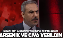 Bakan Fidan suikast girişimine maruz kaldığını açıkladı: Ağır arsenik ve cıva verildim