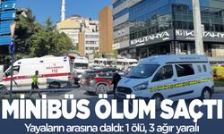 Yayaların arasına dalan minibüs ölüm getirdi