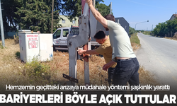Hemzemin geçitteki arızaya müdahale yöntemi şaşırttı