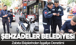 Şehzadeler Belediyesi Zabıta Ekiplerinden İşgaliye Denetimi