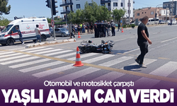 İzmir'de otomobil ile motosiklet çarpıştı: 1 ölü, 2 yaralı