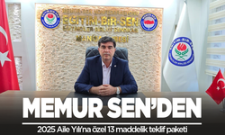 Memur-Sen'den "2025 Aile Yılı'na özel 13 maddelik teklif paketi