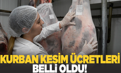 Kurban kesim ücretleri belli oldu
