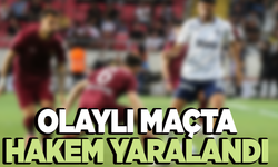2. Lig play-off'ta olaylı maç yarıda kaldı: Hakem yaralandı!