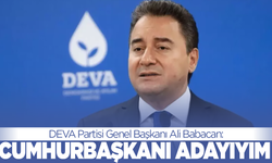 DEVA Partisi Genel Başkanı Ali Babacan: Cumhurbaşkanı adayıyım