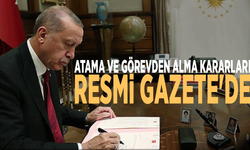 Atama ve görevden alma kararları Resmi Gazete'de yayımlandı