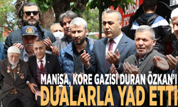 Manisa, Kore Gazisi Duran Özkan’ı dualarla yad etti