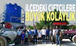 İlçedeki çiftçilere büyük kolaylık