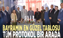 Bayramın en güzel tablosu: Tüm protokol bir arada