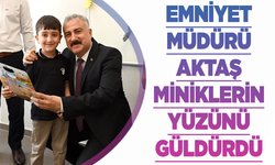 İl Emniyet Müdürü Fahri Aktaş'tan öğrencilere karne sürprizi