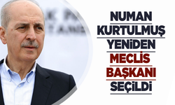 Numan Kurtulmuş yeniden TBMM Başkanı seçildi
