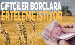 Çiftçiler borçlara erteleme istiyor