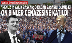Yavaş’tan Zeyrek için anlamlı sözler: "Henüz 14 aylık başkan; o kadar başarılı olmuş ki, on binler cenazesine katıldı"