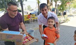 Dünya Süt Gününde öğrencilere süt dağıtıldı