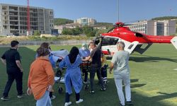 Hava ambulansı 24 yaşındaki genç kız için havalandı