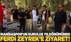 Manisaspor kuruluş yıldönümünde Ferdi Başkanı ziyaret etti