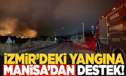 Manisa Büyükşehir Belediyesi’nden Foça’daki Orman Yangınına Destek