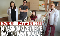 Bacağı kesilmek üzereydi, kurtarıldı! 14 yaşındaki Zeynep'e hayat kurtaran müdahale