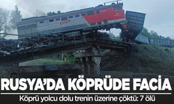 Rusya’da köprü, yolcu dolu trenin üzerine çöktü: 7 ölü