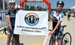 Kayseri'nin gururlandıran lise... Bisiklet ve voleybolda parladı