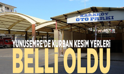 Yunusemre’de kurban kesim yerleri belli oldu